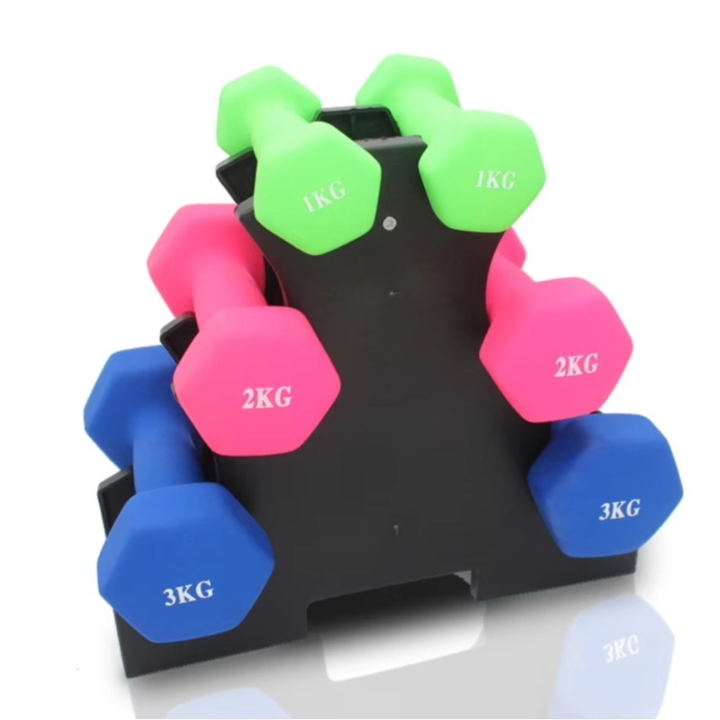 Home Gym Weight - 3-stufiges Hantelregal für Heimfitnessgeräte, robuste Stahlkonstruktion,