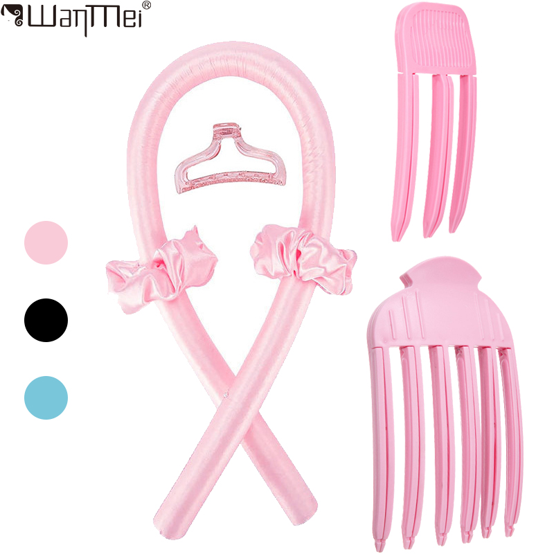 Preacher Curl Pad - Heatless Curling Rod Stirnband Volumizing Hair