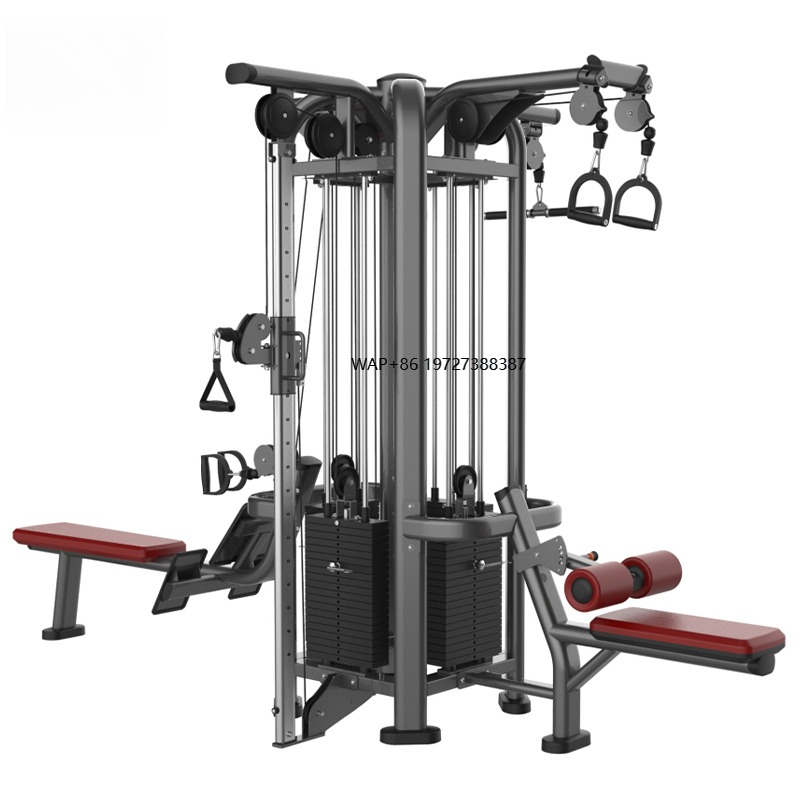 Home Gym Multifunctional - Multifunktionales Stahl-Krafttrainingsgerät für Zuhause, Ganzkörper-Trainingsmaschine mit