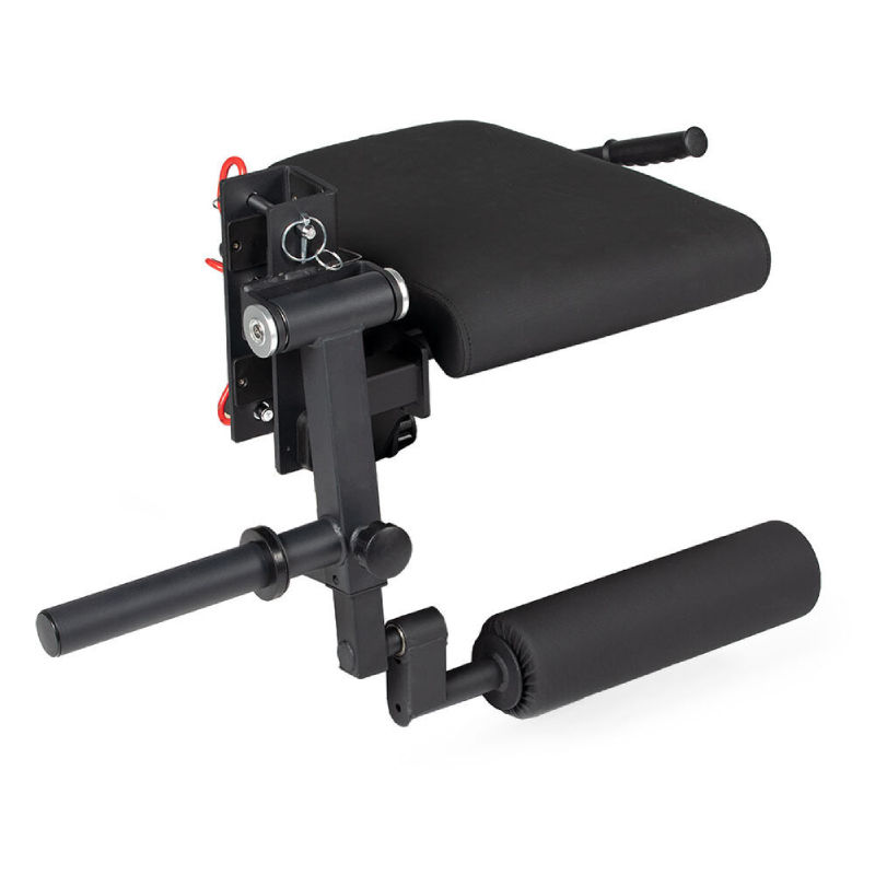Home Gym Quad Machine - Verstellbare Bein-Extension-/Flexionsmaschine – Heimtrainer mit Hocker