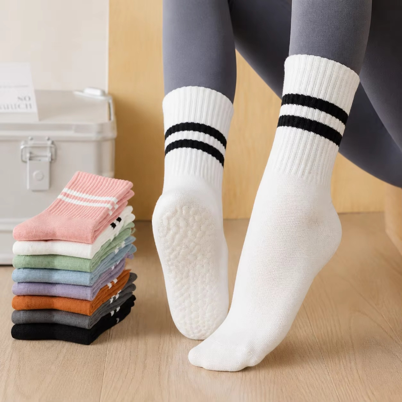 Home Gym Pro - 1/2 Paar Rutschfeste Sportsocken Professionelle Yoga-Socken
