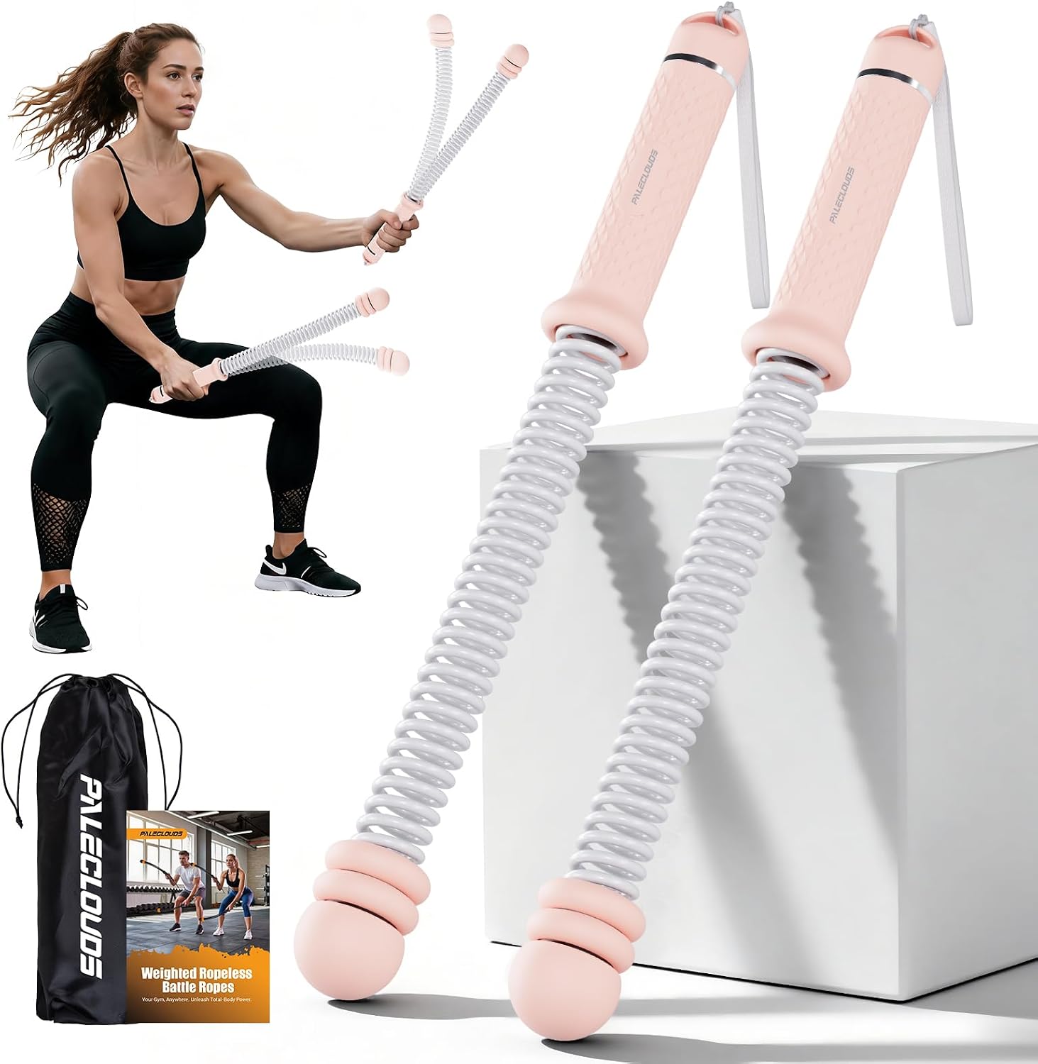 Home Gym Weight - Tragbare Seillose Battle Ropes, Verstellbare Gewichte