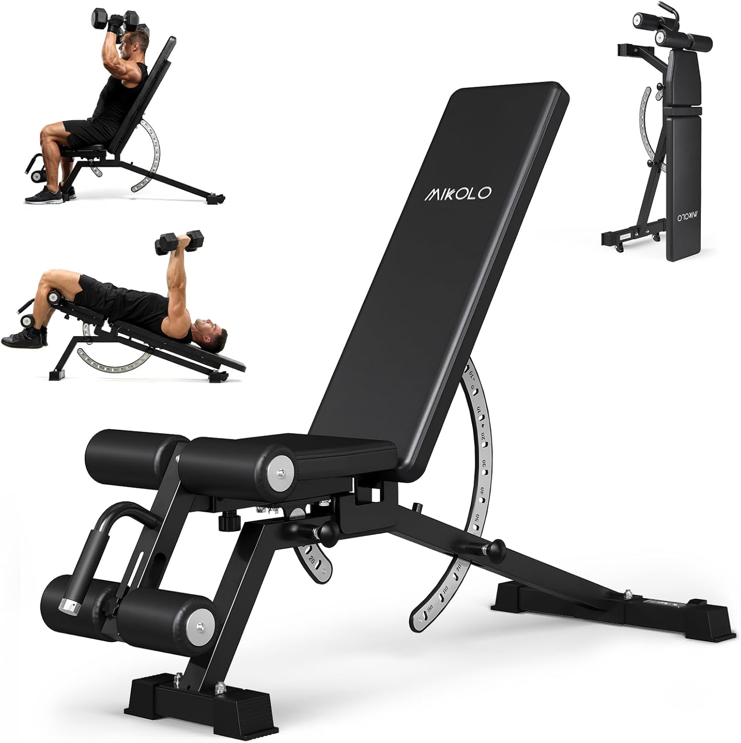 Home Gym Weight - Hantelbank für Zuhause - Stahlmaterial, Schwarze