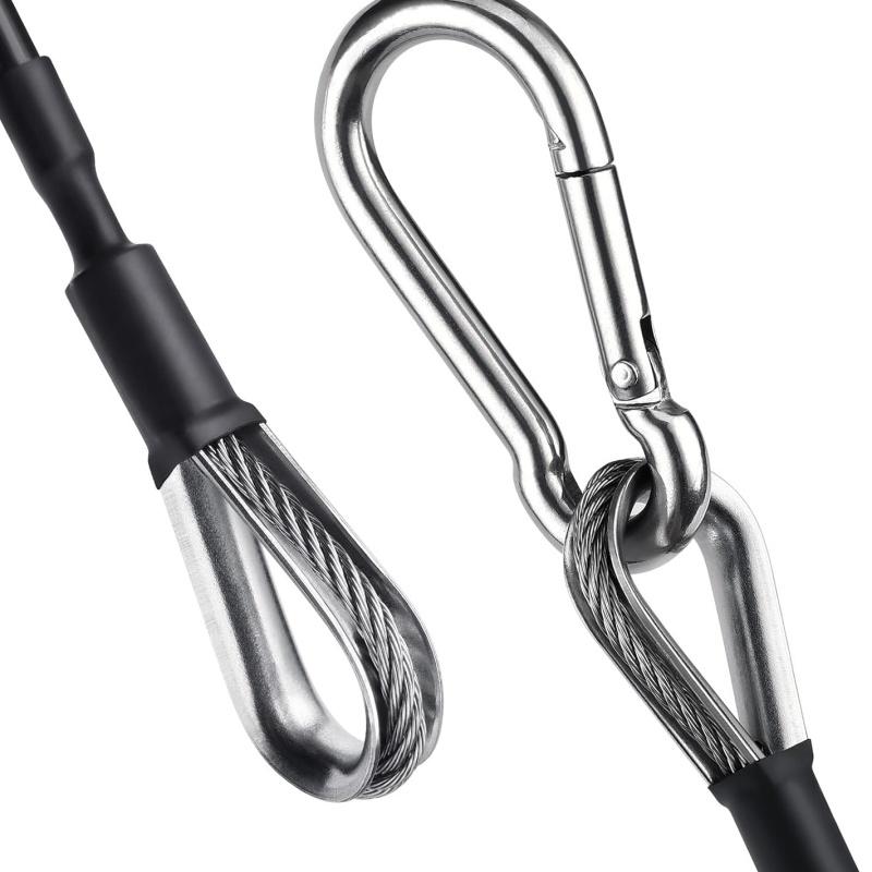 Home Gym Lat Pulldown - 1/2 Stück Gym-Kabelverlängerung, kompatibel mit Bowflex