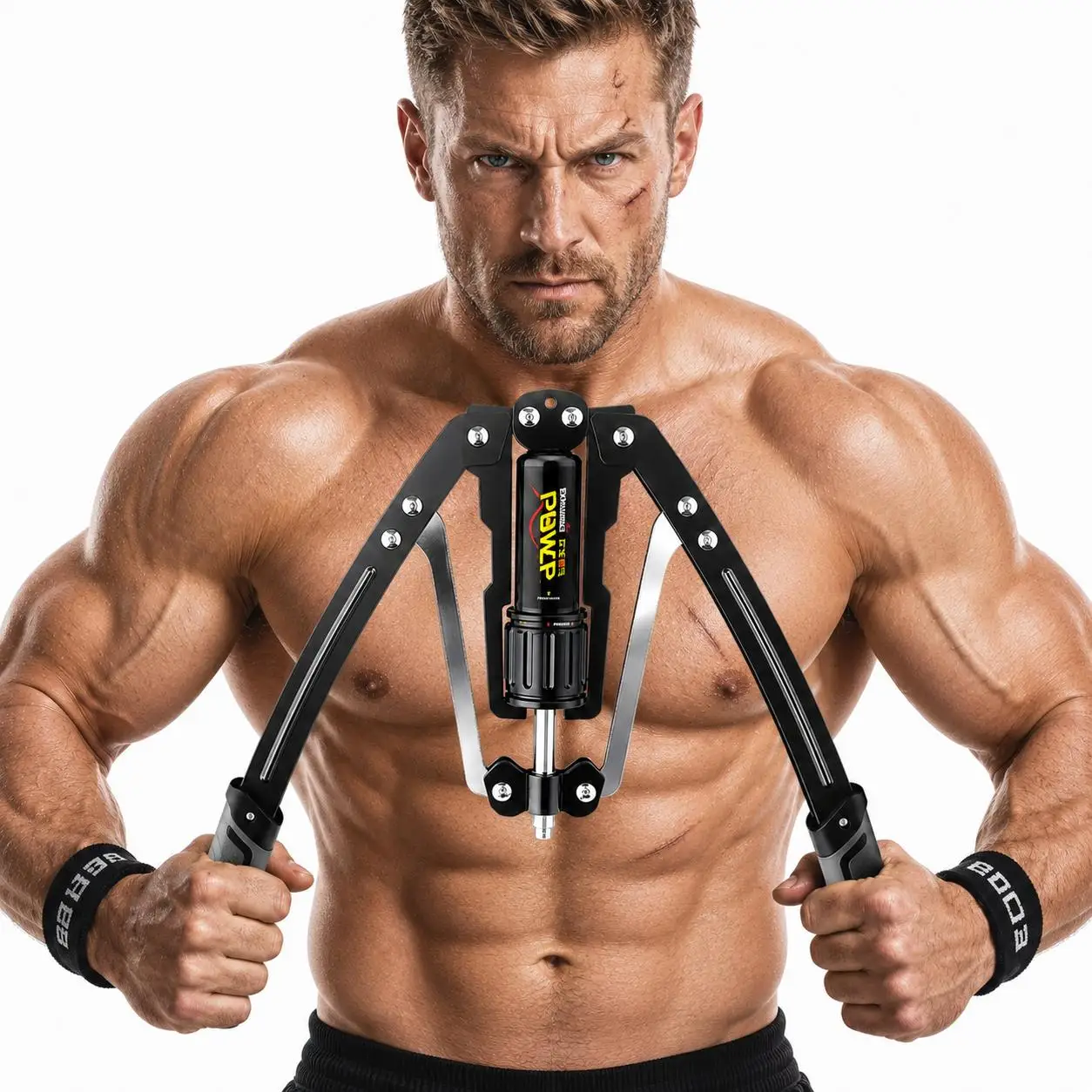 Home Gym Training Program - Einstellbarer hydraulischer Power-Twister-Armkrafttrainer 44-440 lbs, Unterarmtrainer,