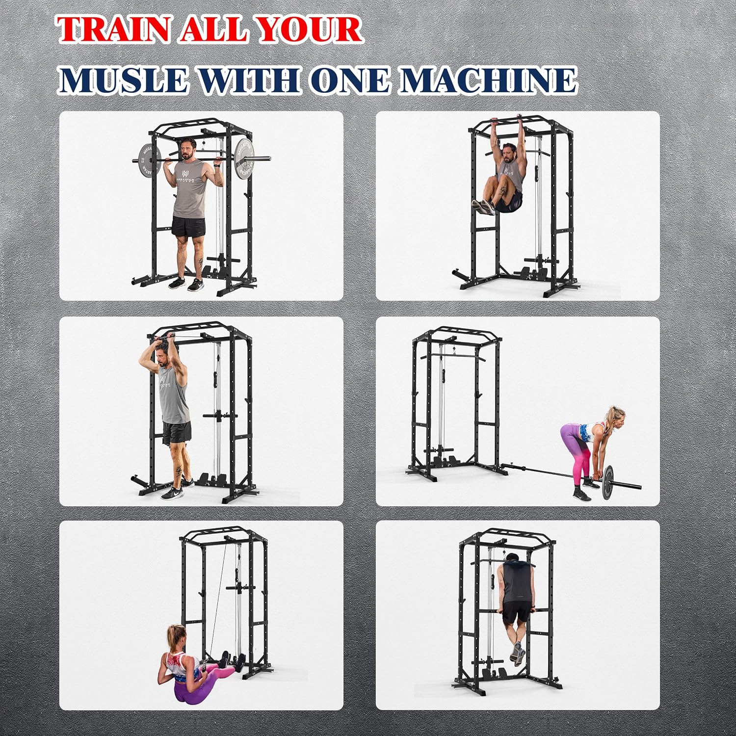 Heimfitness-Käfig, Kniebeugeng – Home Gym Lat Pulldown Bewertung und Preis