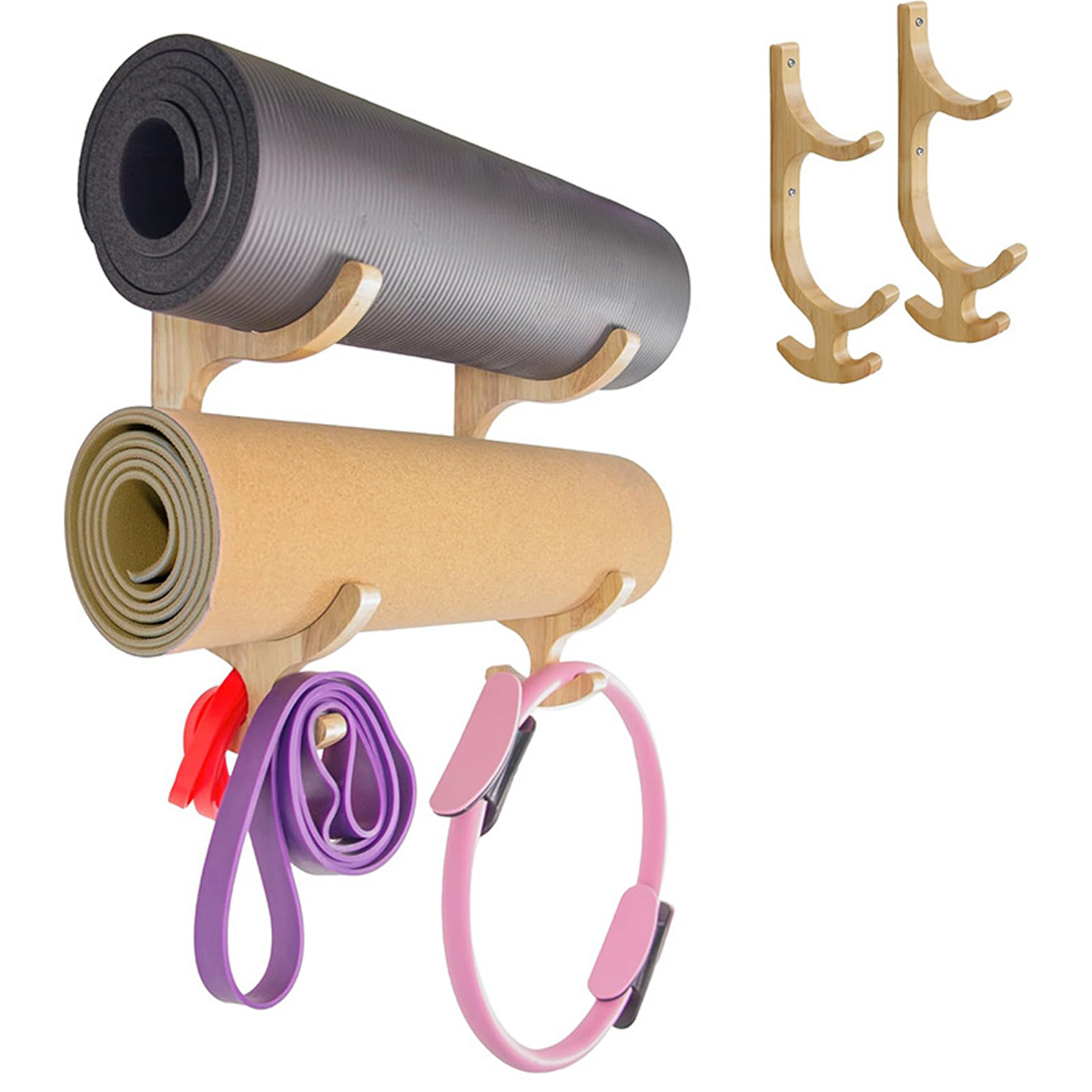 2-teiliger Widerstandsbandhalt – Home Gym Yoga Bewertung und Preis