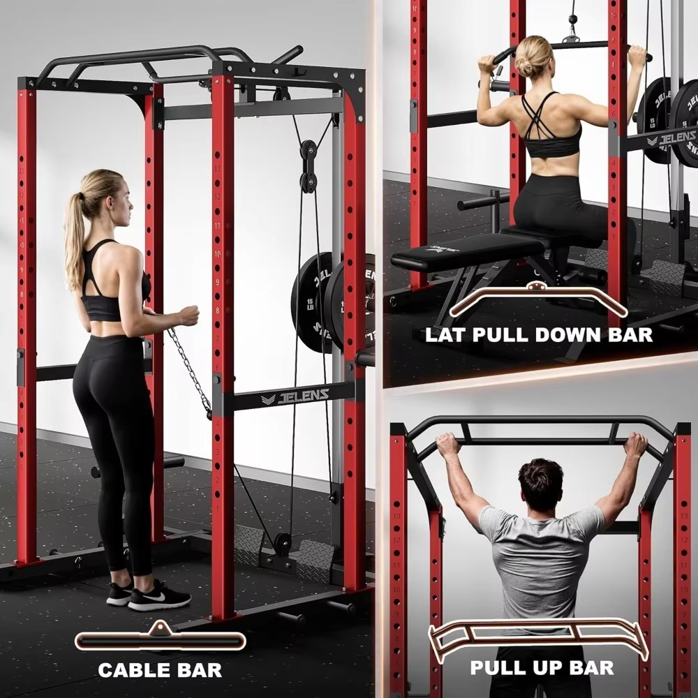 S21 Power Cage Multifunktionsg – Home Gym Rack With Cables Bewertung und Preis