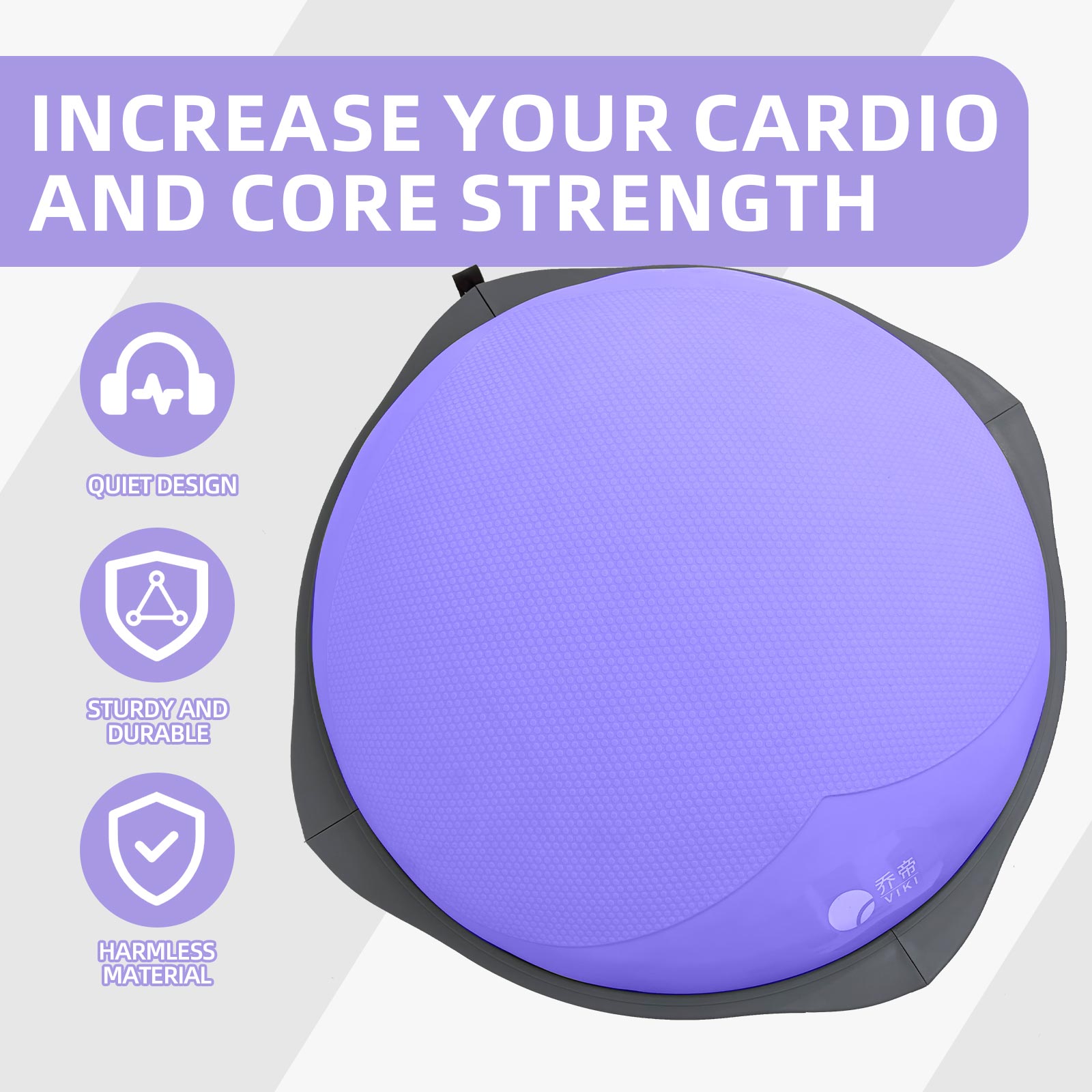 70cm Bosu-Balanceball, rutschf – Home Gym Yoga Bewertung und Preis