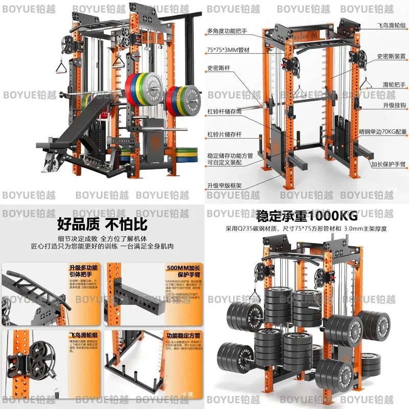 Multifunktionales Heim-Fitness – Home Gym Rack With Cables Bewertung und Preis