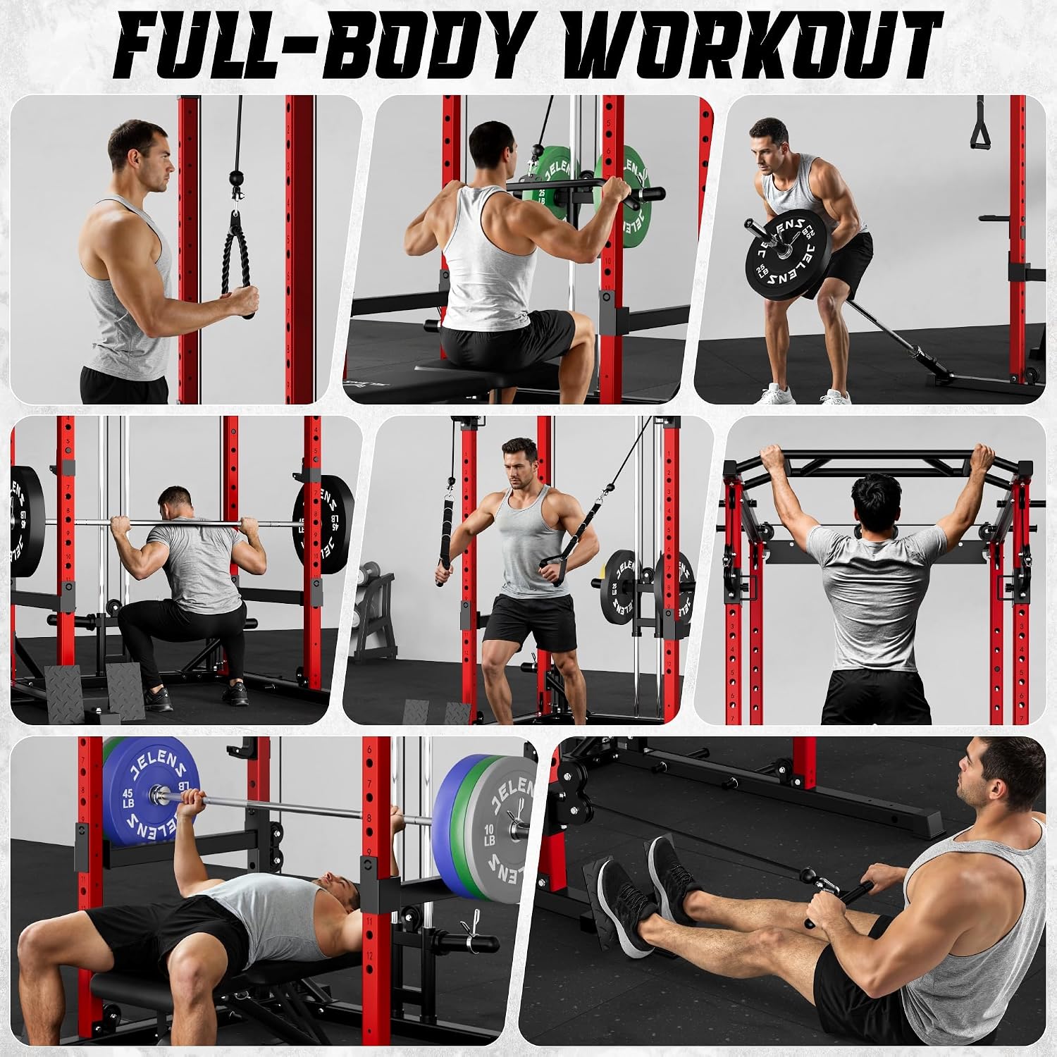 Heimfitnessgerät Power Cage Ka – Home Gym Rack With Cables Bewertung und Preis