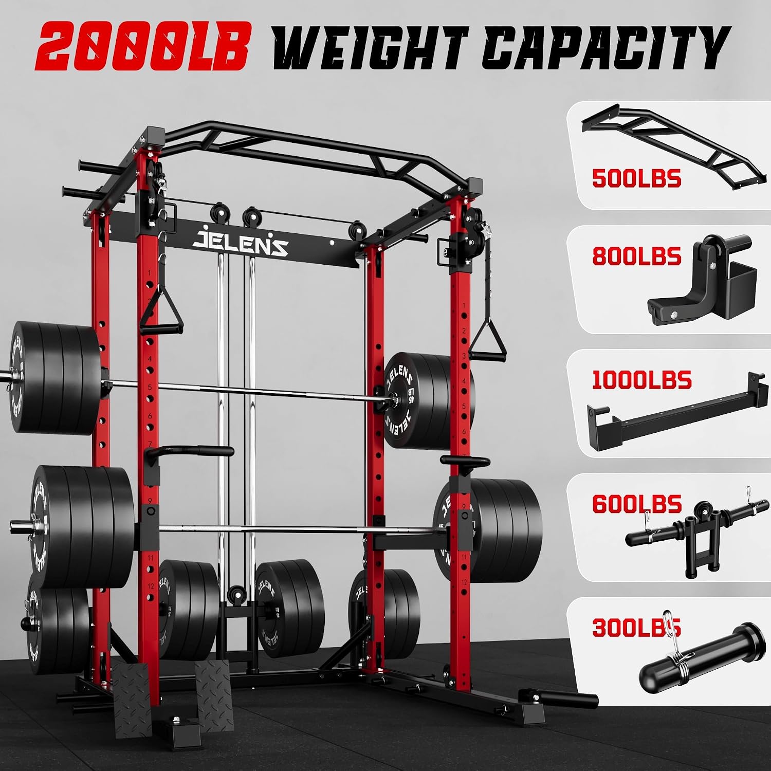 Heimfitnessgerät Power Cage Ka – Home Gym Rack With Cables Bewertung und Preis