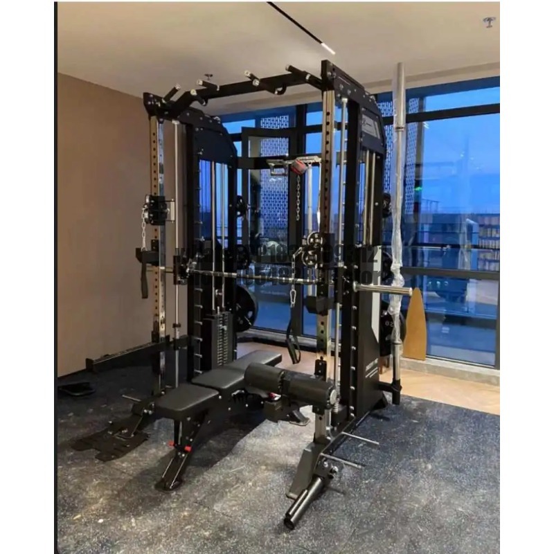 Kommerzielles Power Squat Rack – Home Gym Rack With Cables Bewertung und Preis
