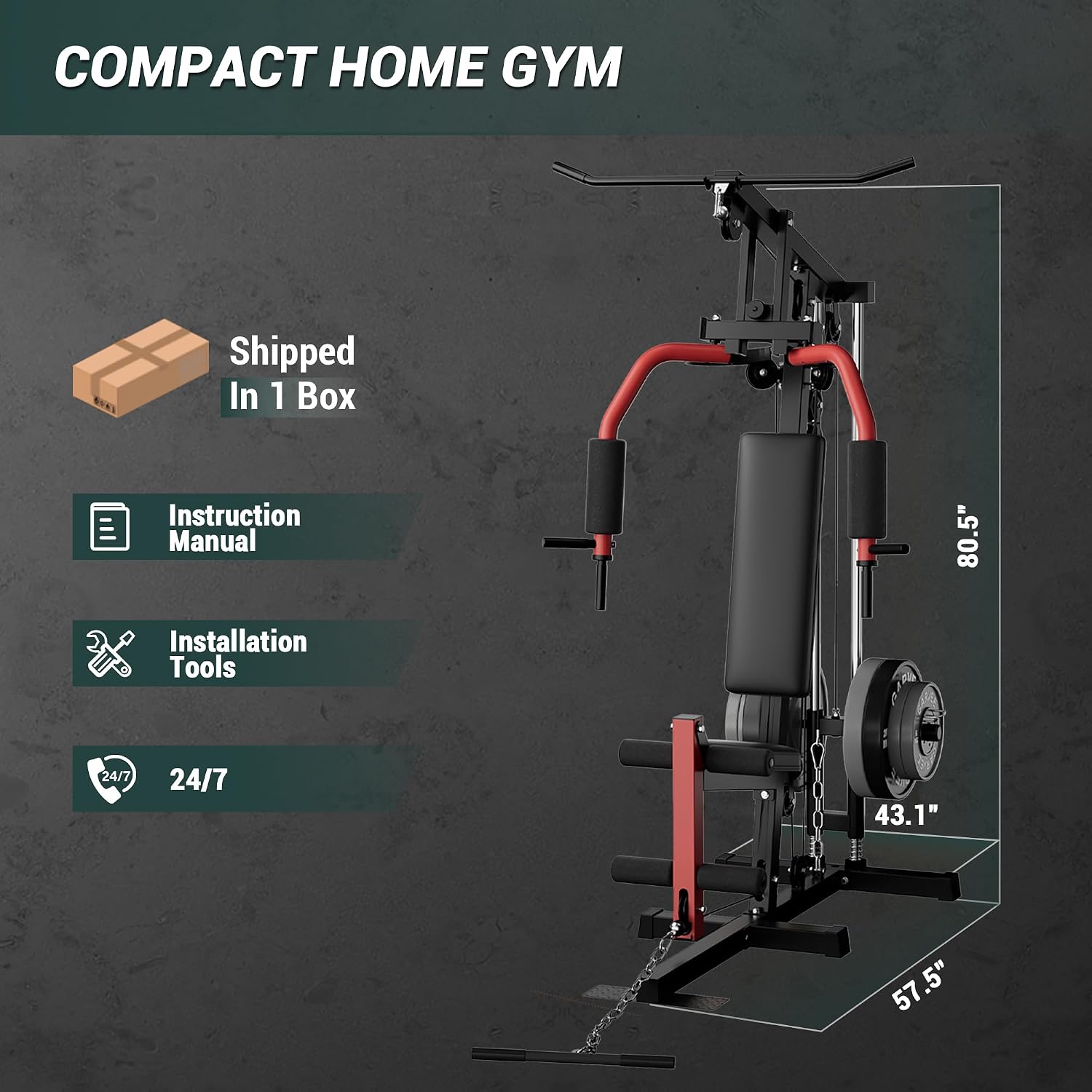 Ganzkörper-Heimfitnessgerät mi – Home Gym Lat Pulldown Bewertung und Preis