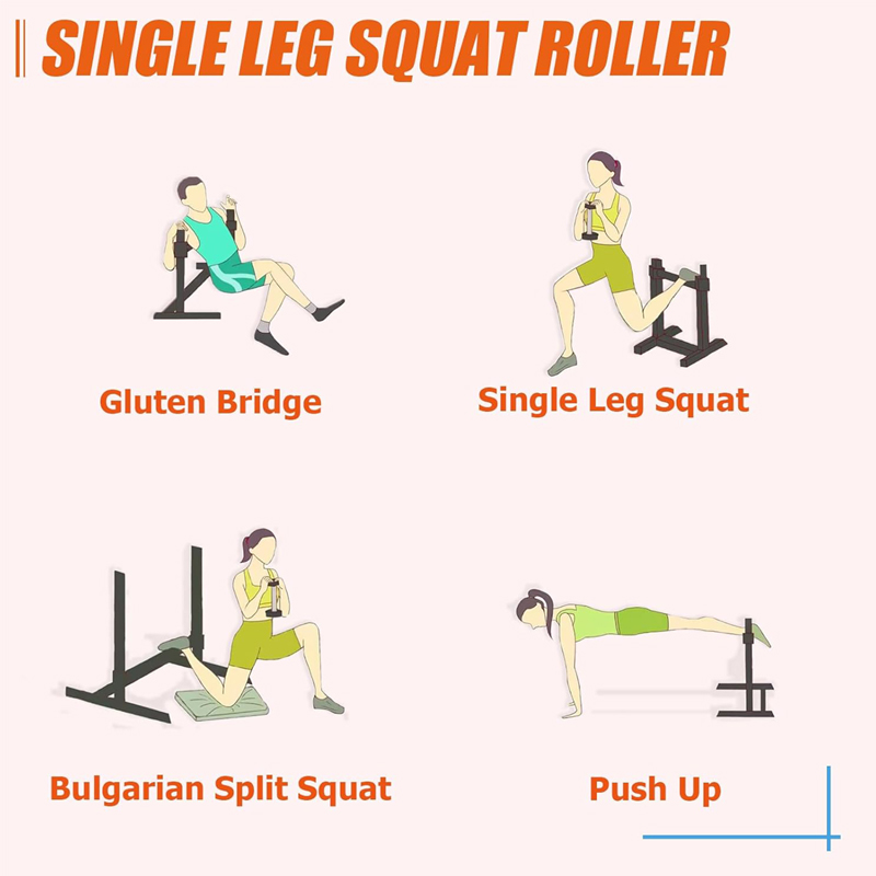 Verstellbarer Einbein-Kniebeug – Home Gym Designs Bewertung und Preis