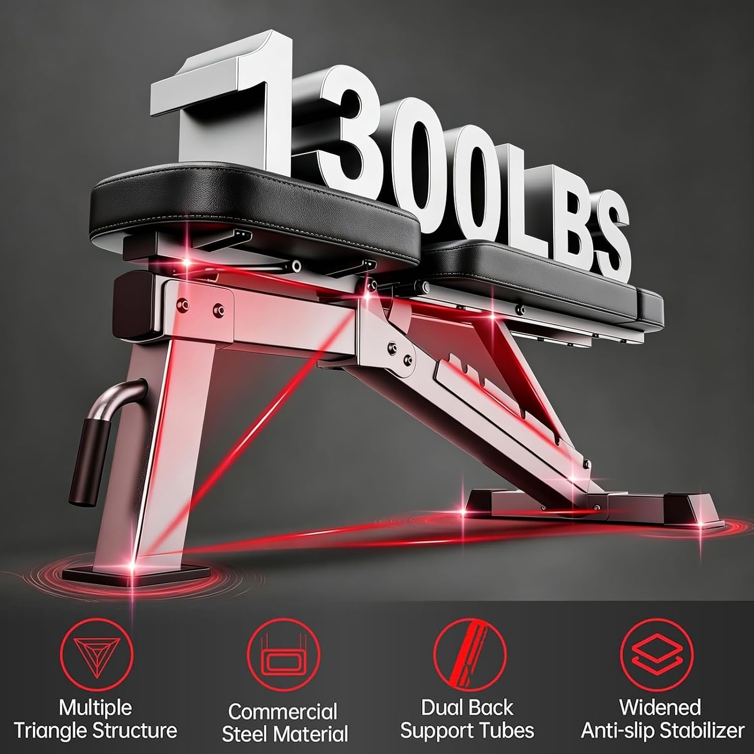 Verstellbare Hantelbank mit 13 – Home Gym Weight Bewertung und Preis