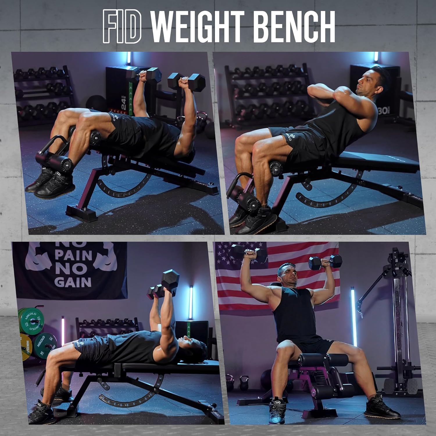 Hantelbank für Zuhause - Stahl – Home Gym Weight Bewertung und Preis