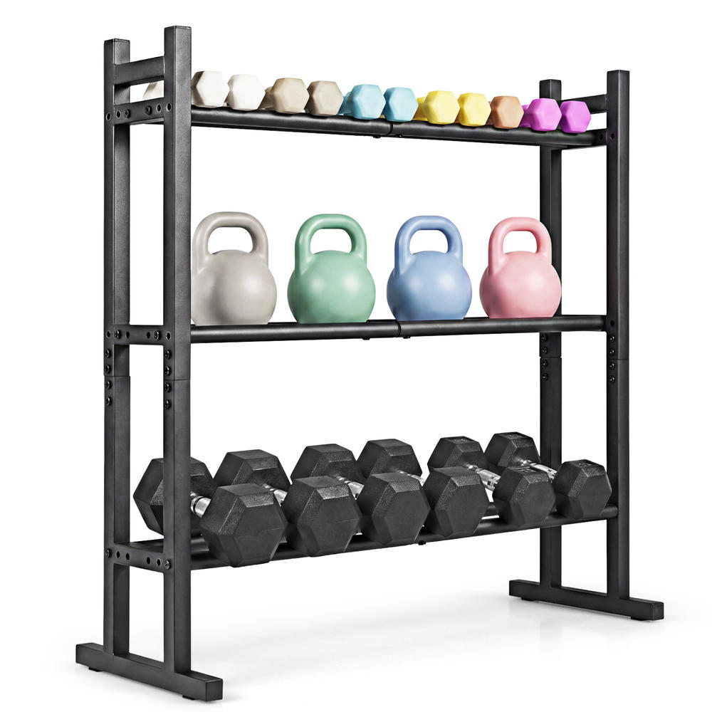 Robustes 3-stufiges Hantelrega – Home Gym Weight Bewertung und Preis