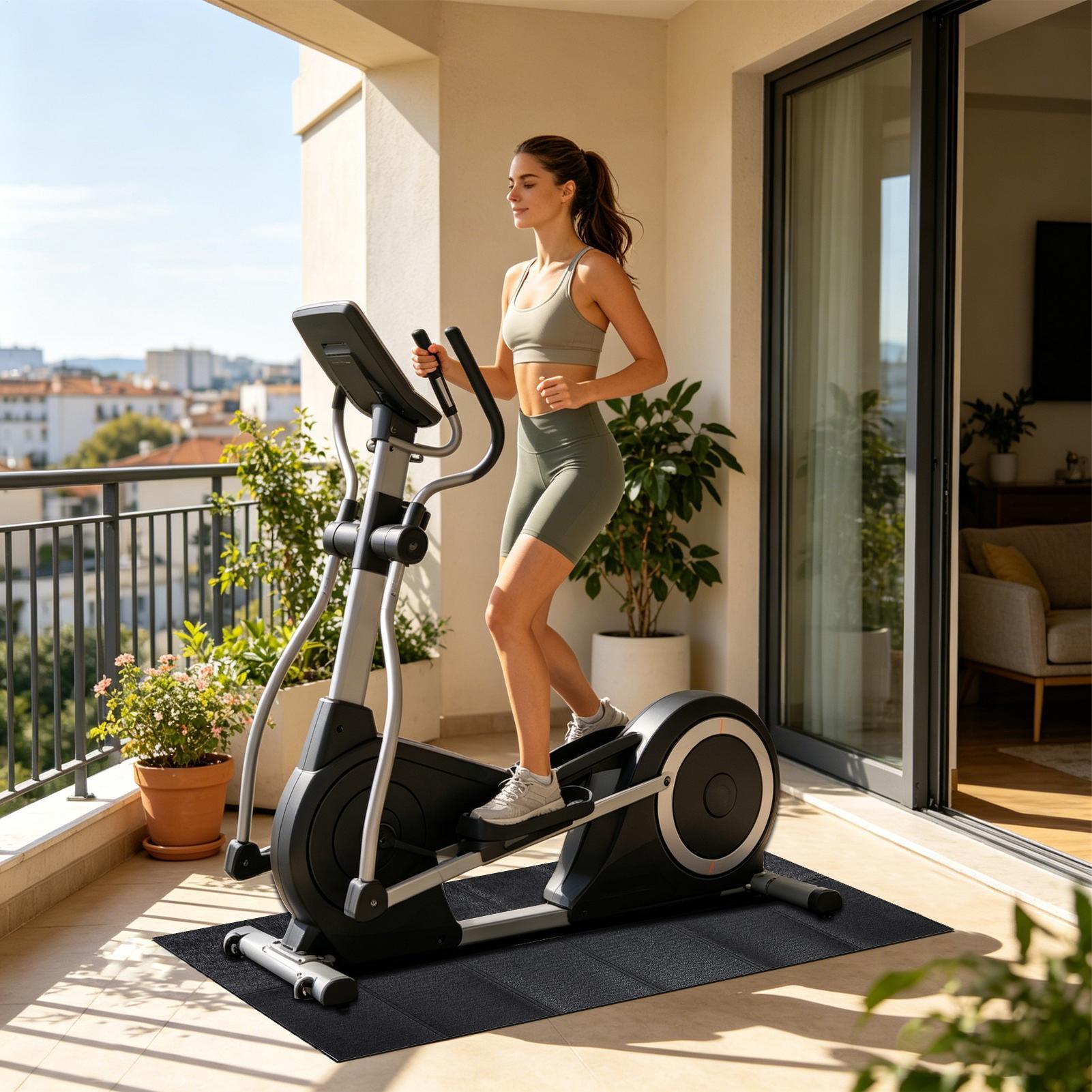 Laufbandmatte, strapazierfähig – Home Gym Yoga Bewertung und Preis
