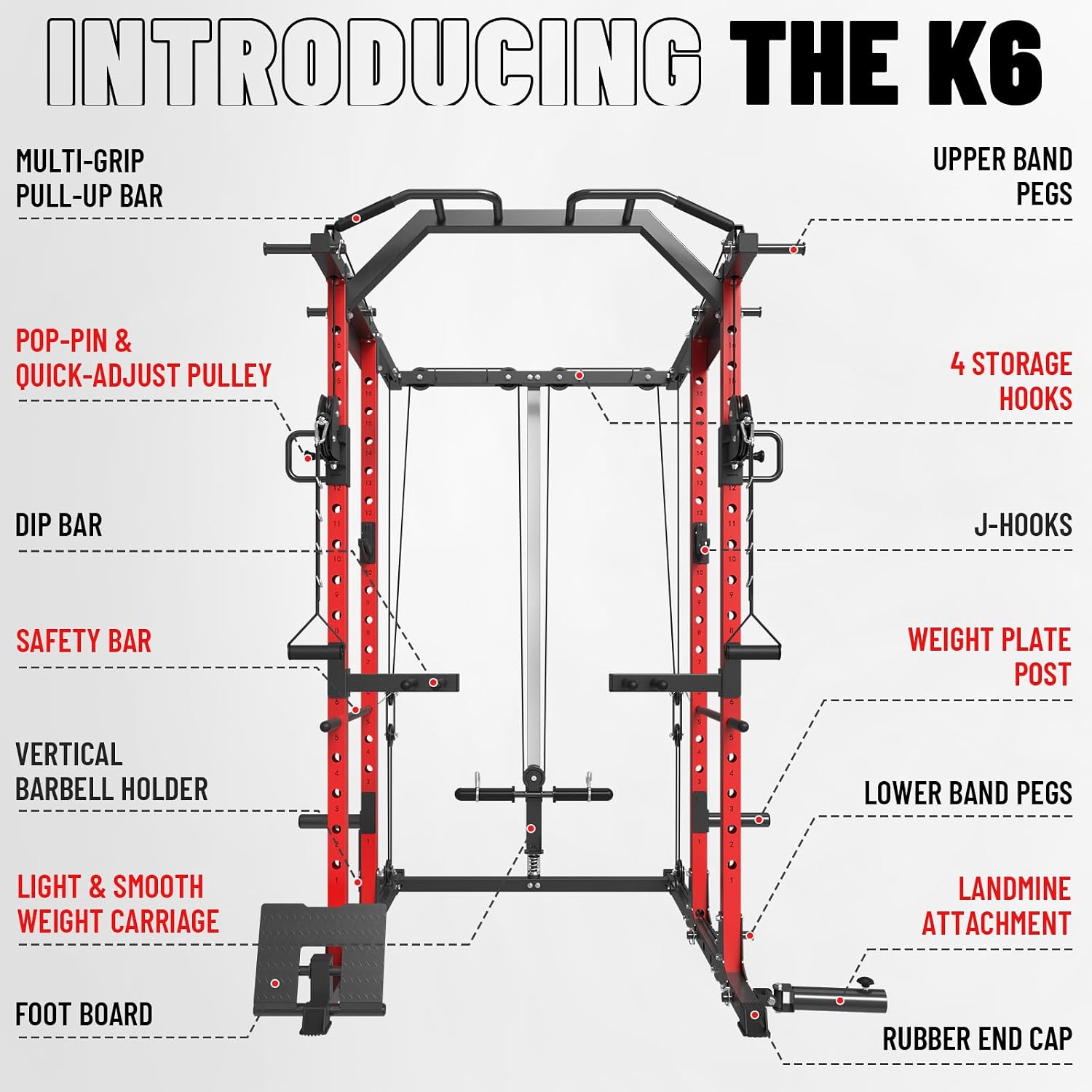Power Cage mit Kabelzug- und L – Home Gym Lat Pulldown Bewertung und Preis