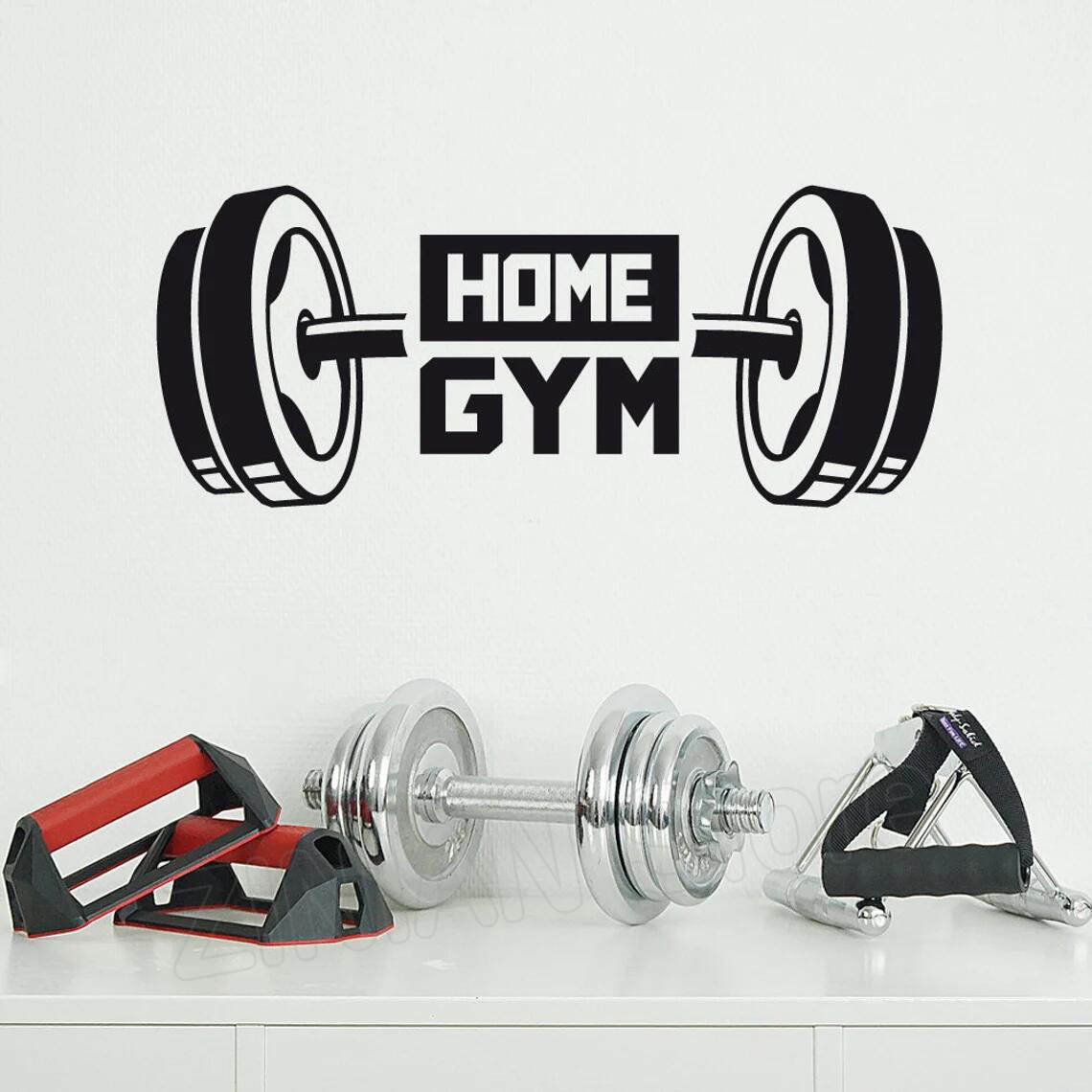 Fitness Home Gym Dekor Wandauf – Home Gym Aesthetic Bewertung und Preis