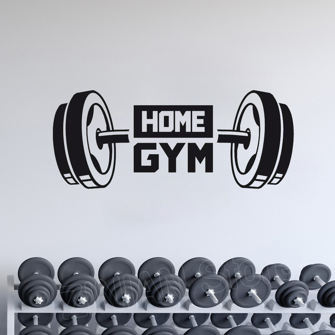 Fitness Home Gym Dekor Wandauf – Home Gym Aesthetic Bewertung und Preis